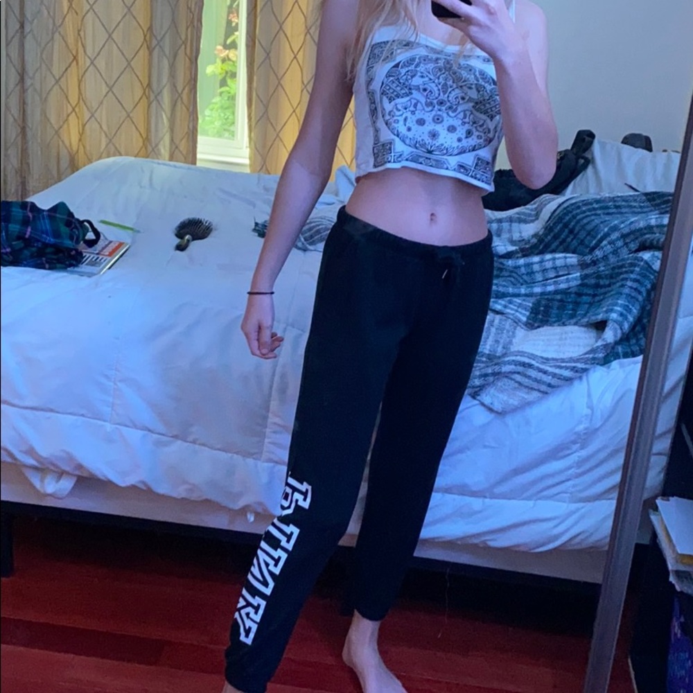 Black sweatpants from PINK